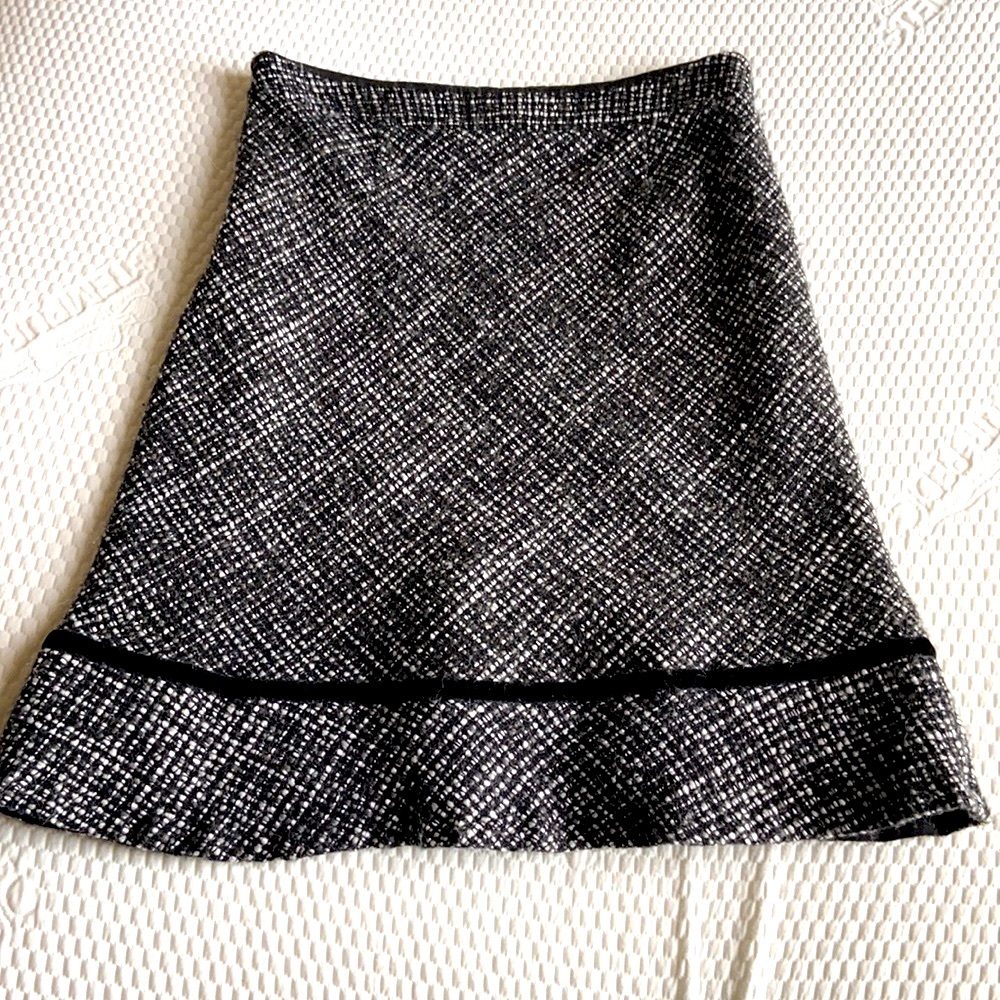 Gap A-Lined Midi Wool Blend Skirt size 4
